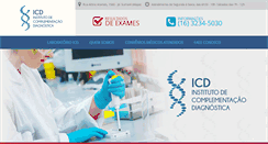 Desktop Screenshot of laboratorioicd.com.br