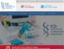 Tablet Screenshot of laboratorioicd.com.br